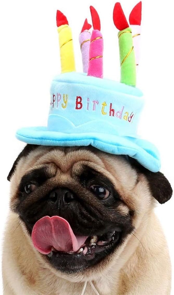 Cute Adorable Dog Cat Birthday Cake Hat Pet Cap Headwear Hat - Image 7