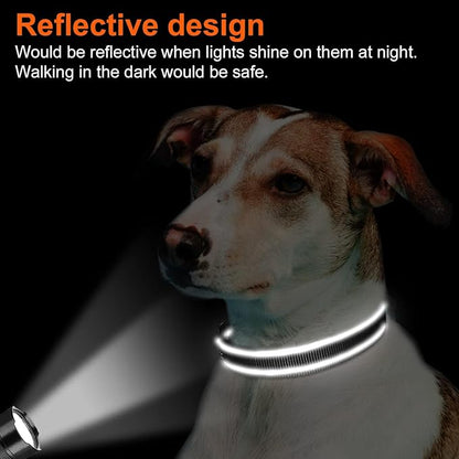 Joytale Reflective Dog Collar, Soft Neoprene Padded Breathable Nylon Pet Collar - Image 5