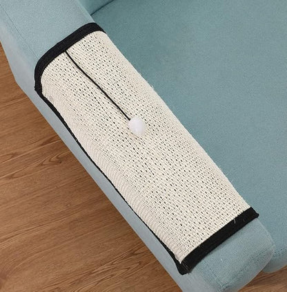 HAOZAIKEJI Cat Scratcher Mat, Heavy Duty Couch Guard, Protecting Furniture - Image 2