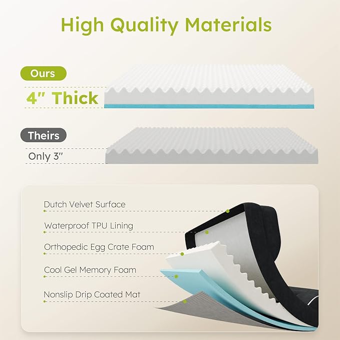 Extra Large Dog Bed, Orthopedic Dog Bed - Image 3