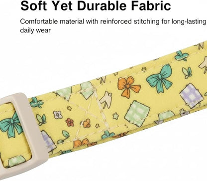 Small Dog Collar with Cute Bowtie Print, Girl Dog Collar - Image 9