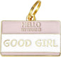 Two Tails Pet Company Personalized 'Good Girl' Pet ID Tag & Collar Charm by TwoTailsPetCompany