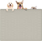 39.4"x29.5" Large Pet Food Mat, Silicone Dog Mats by WelcometoULTIBE