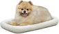 MidWest Homes for Pets QuietTime XS Dog Bed – White Fleece Bolster, Ultra-Soft by MidWestHomesForPets