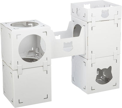 Trixie Casa Cara Modular Cardboard Cat Condo, Corrugated Indoor Cat Condo & by TRIXIE