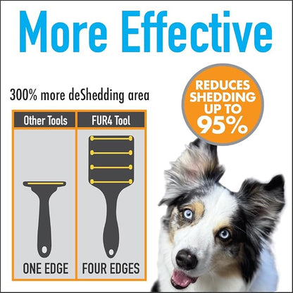 FUR4 deShedding Dog Brush for Long Hair Dogs – Pet Hair Brush - Image 4