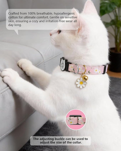 4 Pack-QR Code Cat Collar Breakaway Safe - Image 3