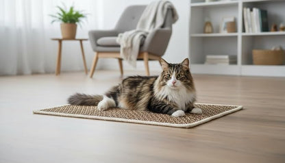 Premium Brazilian Cat Scratcher Mat – 24'' x 16'' Natural Fiber 100% Sisal - Image 5