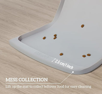 OHMO Dog Food Mat w/Residue Collection Pocket Silicone Pet Feeding Mat - Image 3