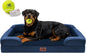 Orthopedic Dog Bed for Extra Large Dogs, XXL Waterproof Egg Crate Memory Foam by FollowSongPuppy