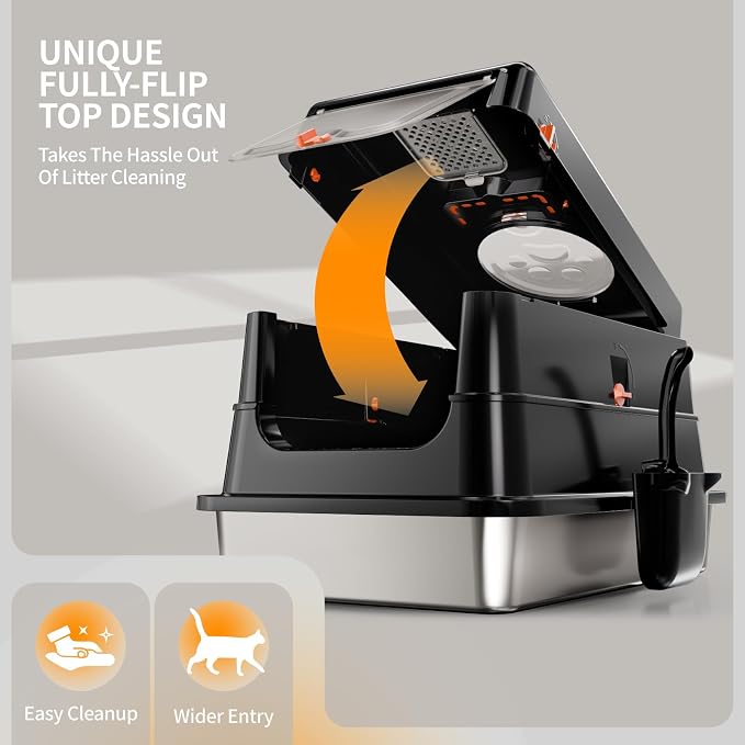 Stainless Steel Cat Litter Box - Image 2