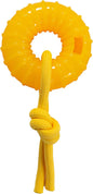 Outward Hound Gummiez Peach Ring 2-in-1 Dental Dog Chew Toy and Treat Stuffer by OutwardHound