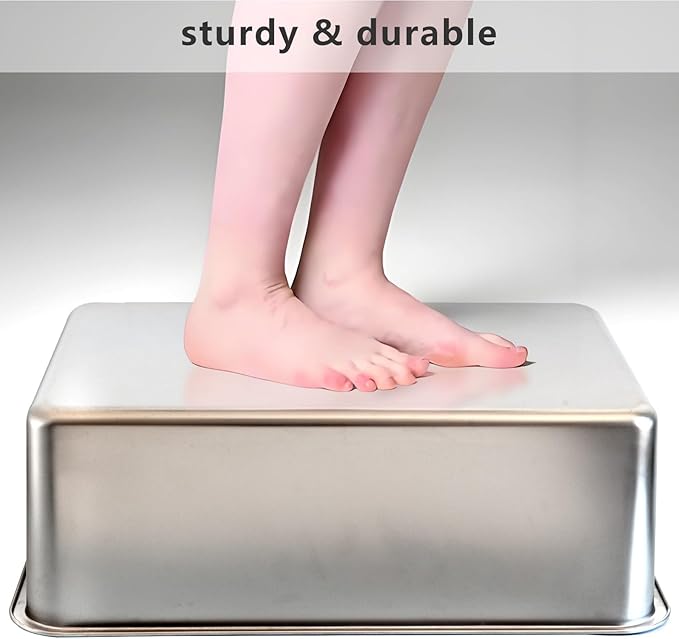 2-Pack Stainless Steel Cat Litter Boxes, Includes Catnip Fish Toy & Wand - Image 5