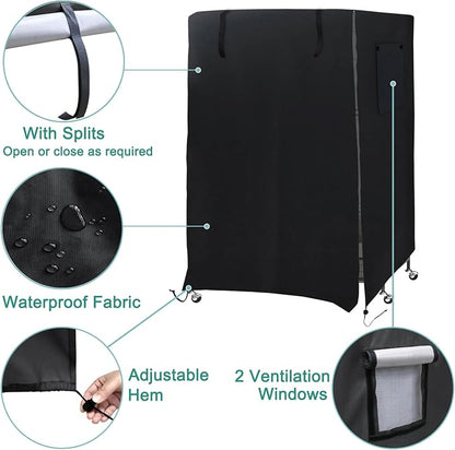 Universal Bird Cage Cover, Dark Colored Drape - Image 4