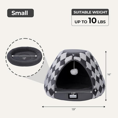 BALANCE Cat Beds for Indoor Cats, 2-in-1 Cat Bed Cave - Image 5