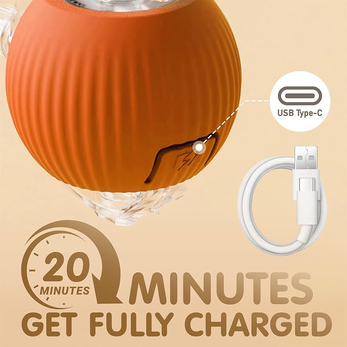 Rocfish Interactive Cat Toy for Indoor Cat, Smart Automatic Cat Chase Ball Toy - Image 3