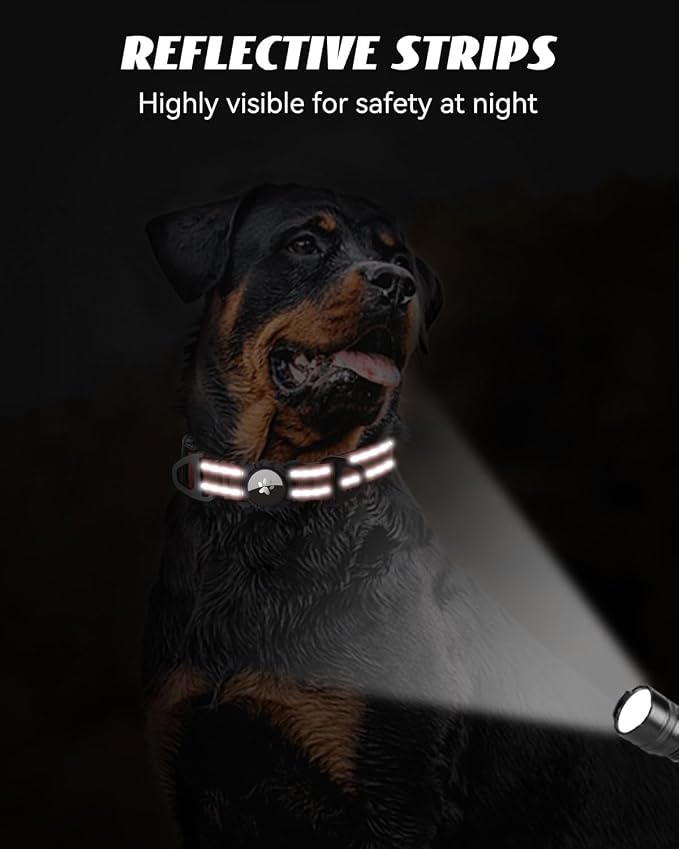 Joytale Airtag Dog Collar, Reflective Pet Collar - Image 5