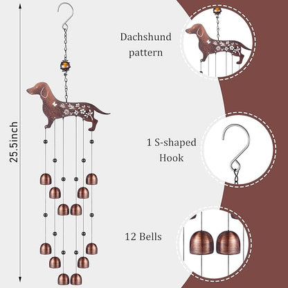 24 Inch Metal Wind Chimes Decor - Image 2