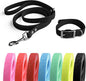 4.2FT Dog Collar and Leash Set, PVC Waterproof Adjustable Odor Proof Pet by Unknown