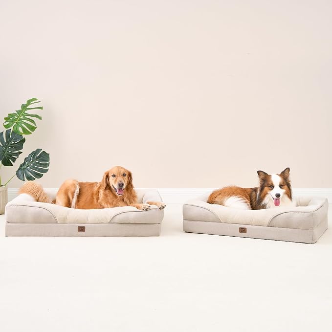 EHEYCIGA Orthopedic XL Dog Bed for Large Sized Dog, Waterproof Liner & Washable - Image 9