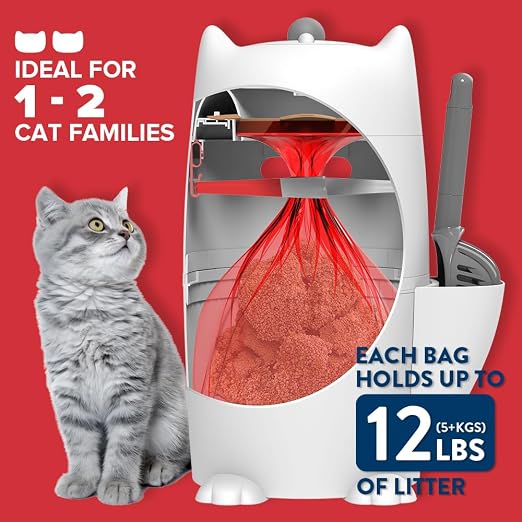 Red Rocket Pets Litter Trash Can - Image 2