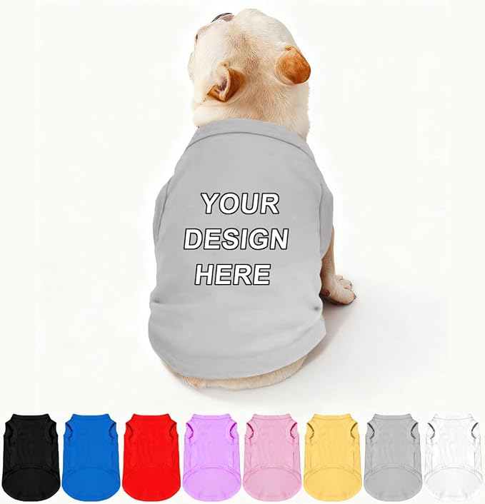 Custom Dog Shirt Pet Clothes Breathable Shirts by Plmoknijb