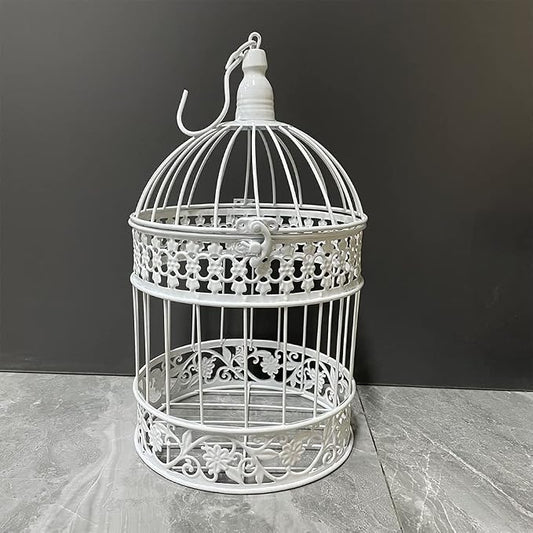 Round Birdcages Vintage Decorative Iron Bird cage Wedding Decor Flower cage by SmileDiary