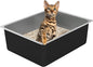 Stainless Steel Cat Litter Box by Unknown