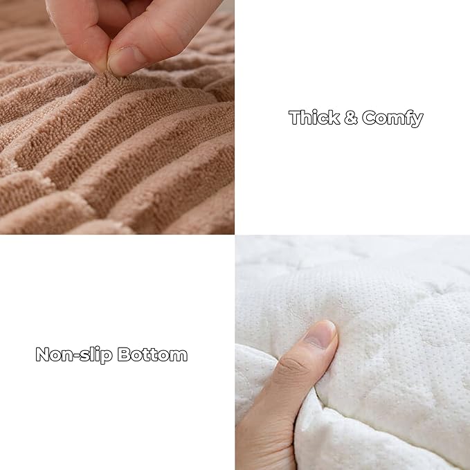 FUNNY FUZZY Pet Couch Covers for Sofa, Washable Dog Couch Cover Protector for - Image 4