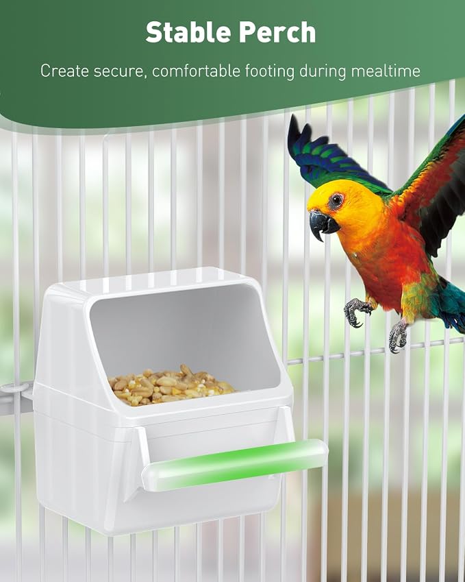 Pawfly 2 Pcs Bird Feeder, Hanging Plastic Water Dispenser - Image 4