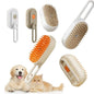 3-in-1 Steam Pet Brush for Cats & Dogs – Self-Cleaning Grooming Comb by Unknown