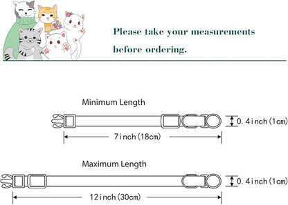 Yizepet Cat Collars, Breakaway Kitten Collar, Cute Kitty Collar in 2 Pack - Image 5