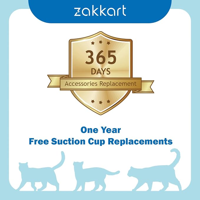 Zakkart Foldable Cat Hammock for Window - Image 7