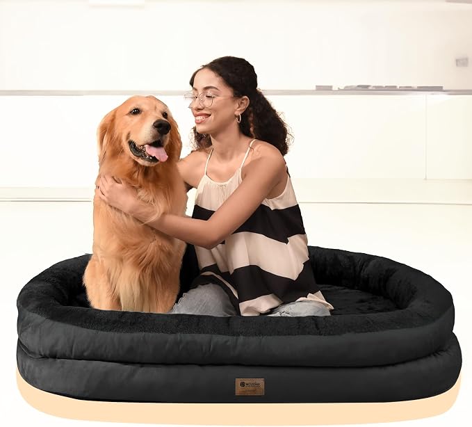 Orthopedic Washable Large Dog Bed: Memory Foam Waterproof Pet Bed - Image 7