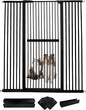 Lumizone Extra Tall Cat Gate 61.02" High Pressure Mounted Extra Wide by Lumizone