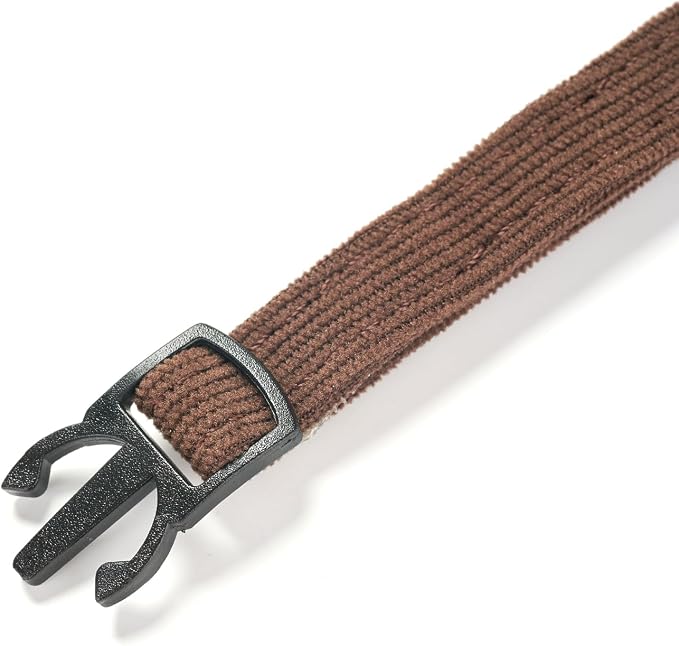 Soft Corduroy Cat Collar with Bell and Bowtie, Safety Breakaway Clasp, - Image 6