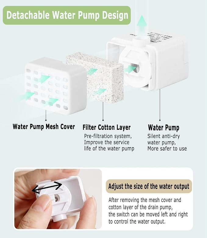 Cat Water Fountain Pump, Pet Water Fountain Pump - Image 3