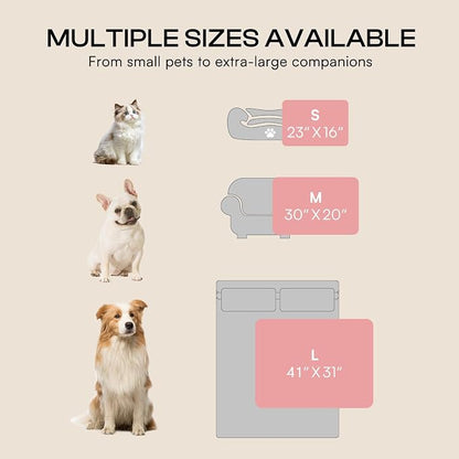 LINENLUX 1 Pack 3 Soft Dog Blanket Washable Warm Fleece Cat Blankets - Image 7