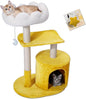 Happi N Pets Cat Tree, Featuring Scratching Posts, Viewing Perch & Toys by HappiNPets