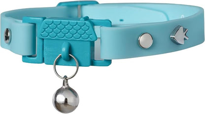 Kittyrama Aqua Cat Collar with Bell by Kittyrama