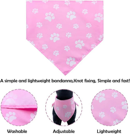 30 Pack Paw Print Bandanas Bulk - Image 3