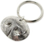 Custom Silver Pet Nose Keyring by Precious+Metal+Prints