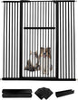 Lumizone Extra Tall Pet Gate 55.12" High Pressure Mounted 55.12"-59.24" Extra by Lumizone
