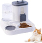 Gravity Cat Feeder and Water Dispenser, 2 in 1 Automatic Cat Feeder, 2 Pack by JIAXICATHAOPINESSHOUS