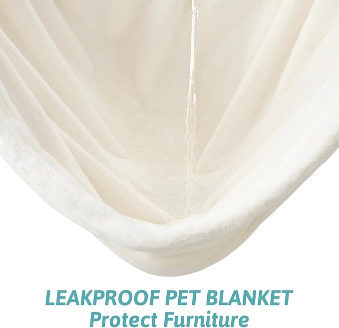 Luxury Faux Fur Throw Blanket Twin, Ultra Soft Waterproof Pet Blanket, Cozy - Image 2