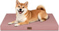 Outdoor Dog Bed for Medium Dogs, Waterproof Dog Crate Mat Orthopedic Egg Crate by TailStories