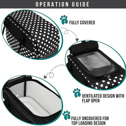 PetAmi Dog Purse Carrier for Small Dogs, Airline Approved Soft Sided Pet Carrier - Image 3