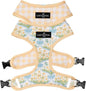 Lucy & Co. Sunshine and Daffodils Reversible Dog Harness, Adjustable Comfort Fit by LucyCo