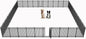 Dog Fence Outdoor for Yard Indoor Dog Playpen 40" Height 40 Panels Portable Dog by Petorldog