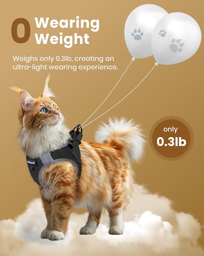 FAYOGOO Cat Harness, Cat Leash and Harness Set - Image 4